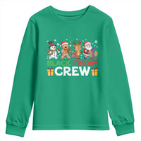 Black Friday Crew Christmas Youth Sweatshirt Funny Holiday Shopping Squad - Wonder Print Shop