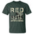 Red Friday T Shirt R.E.D Until They All Come Home Support American Troops US Flag - Wonder Print Shop