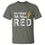 Red Friday T Shirt R.E.D On Friday We Wear Red Support American Troops - Wonder Print Shop