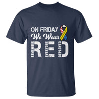 Red Friday T Shirt R.E.D On Friday We Wear Red Support American Troops - Wonder Print Shop