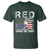 Red Friday T Shirt R.E.D Remember Everyone Deployed American Flag Glasses Dog Tag - Wonder Print Shop