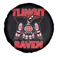 Tlingit Raven Totem Spare Tire Cover Alaska Native Tribal Art Design