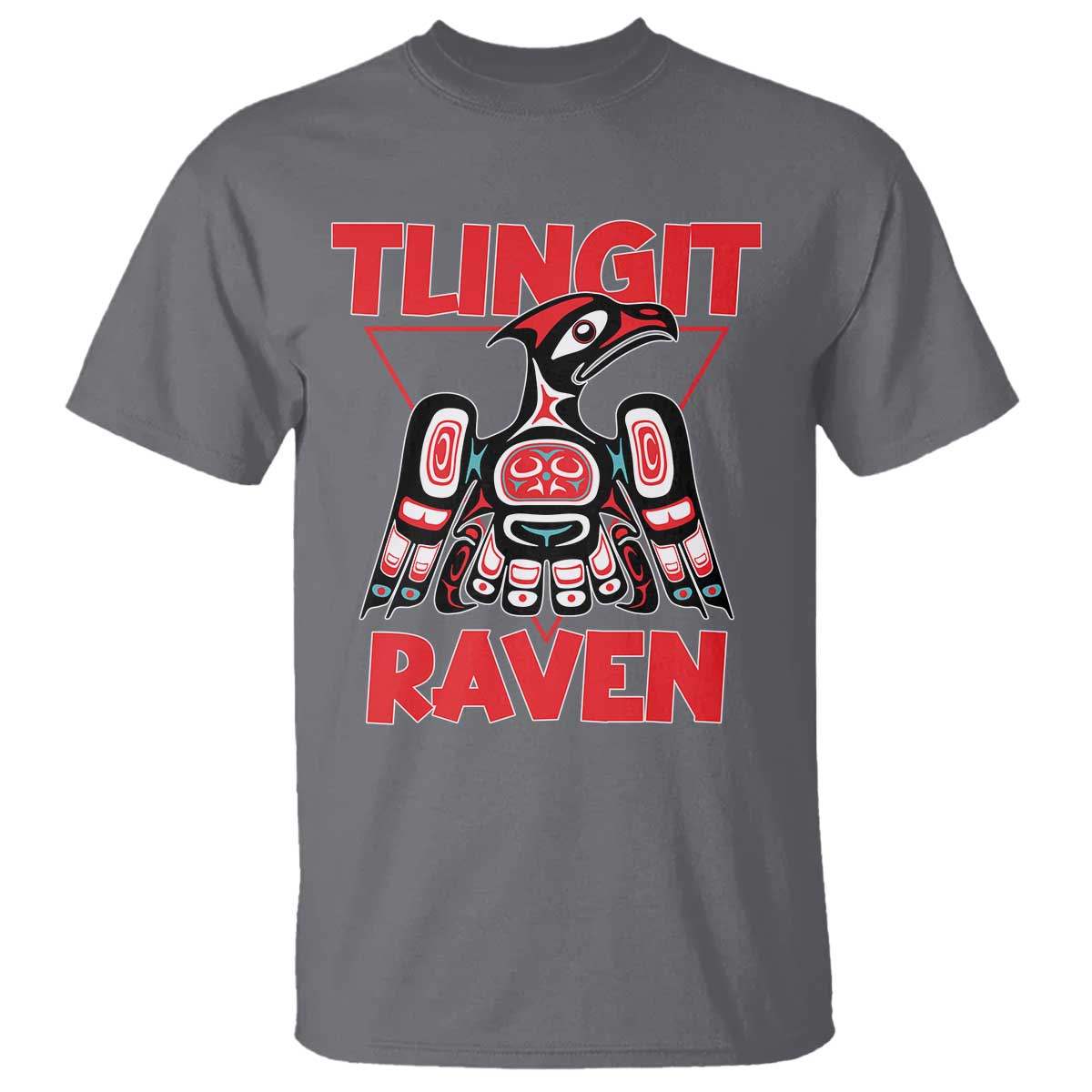 Tlingit Raven Totem T Shirt Alaska Native Tribal Art Design