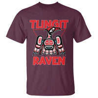Tlingit Raven Totem T Shirt Alaska Native Tribal Art Design