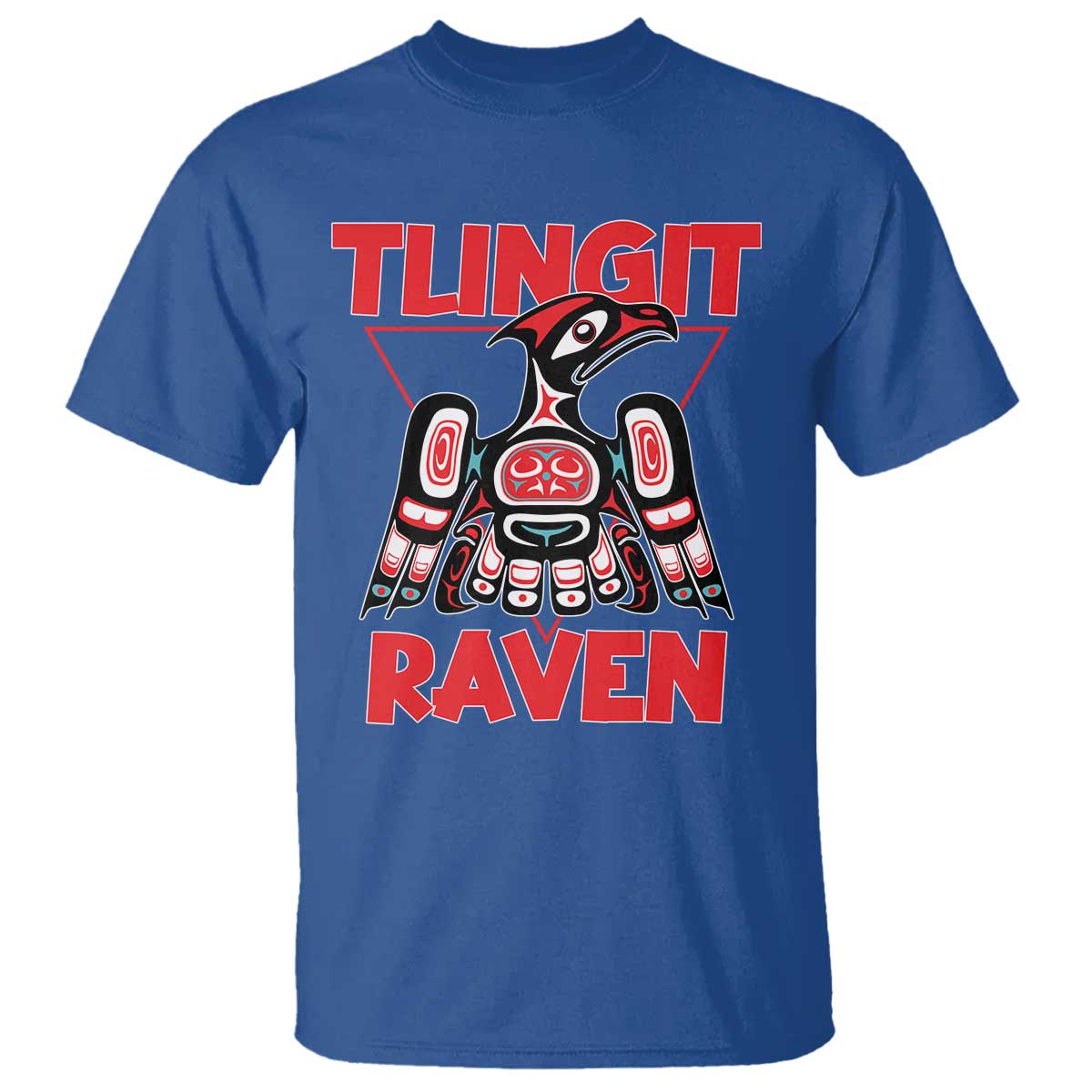 Tlingit Raven Totem T Shirt Alaska Native Tribal Art Design