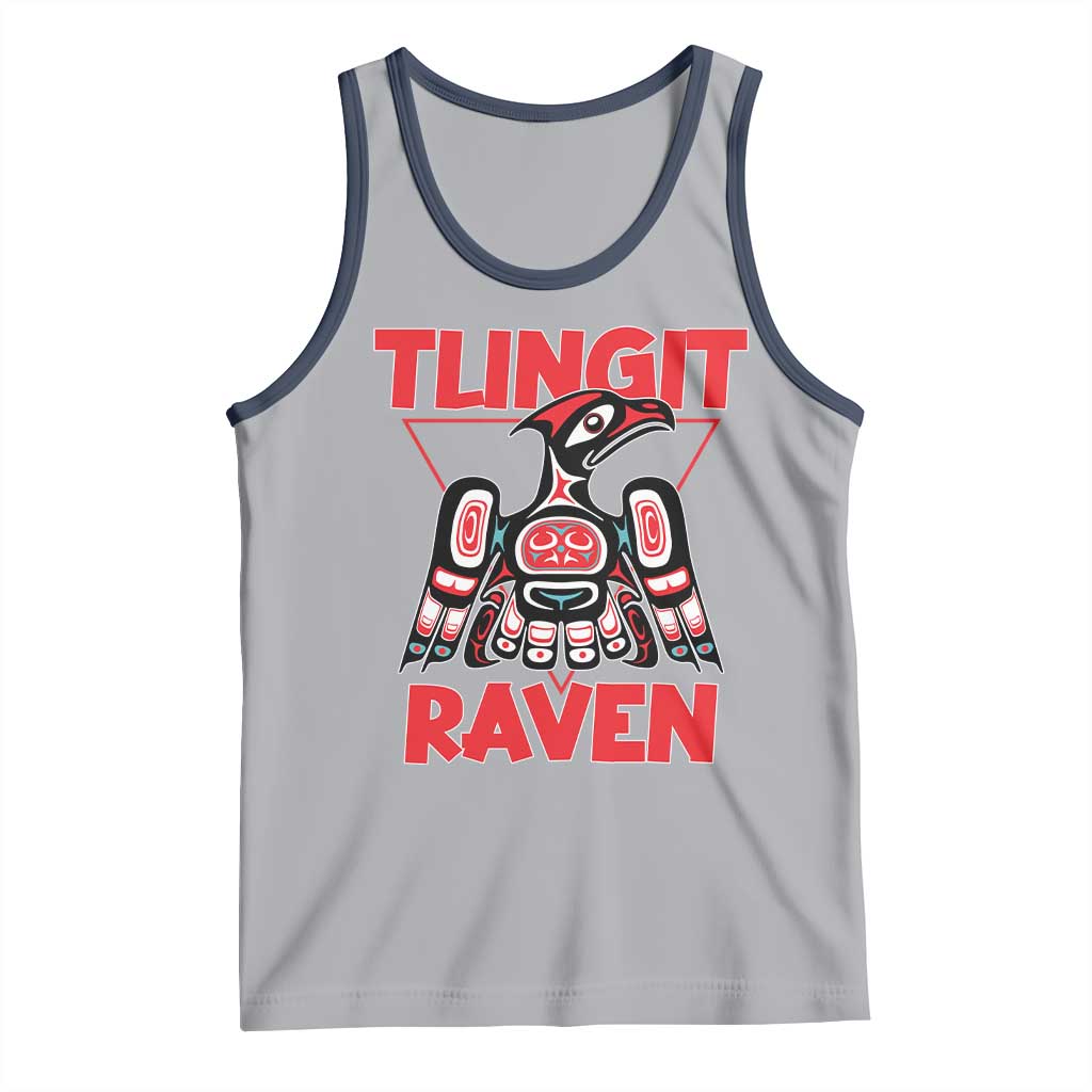 Tlingit Raven Totem Tank Top Alaska Native Tribal Art Design