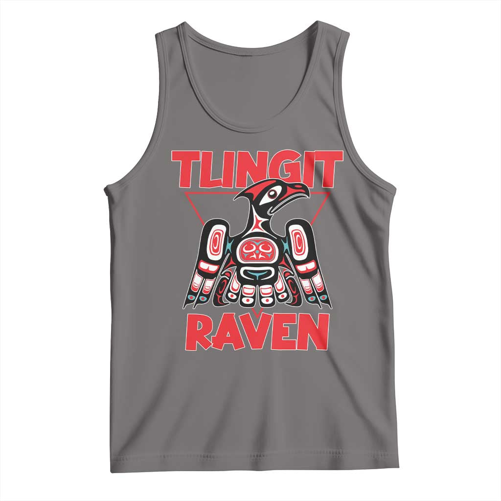 Tlingit Raven Totem Tank Top Alaska Native Tribal Art Design