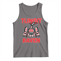 Tlingit Raven Totem Tank Top Alaska Native Tribal Art Design