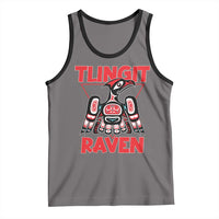 Tlingit Raven Totem Tank Top Alaska Native Tribal Art Design