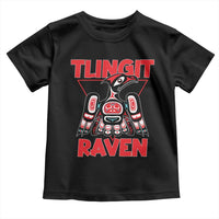 Tlingit Raven Totem Toddler T Shirt Alaska Native Tribal Art Design