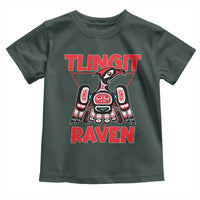 Tlingit Raven Totem Toddler T Shirt Alaska Native Tribal Art Design