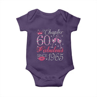 Chapter 60 Fabulous Baby Onesie Sparkle Since 1965 60Th Birthday Gift For Women