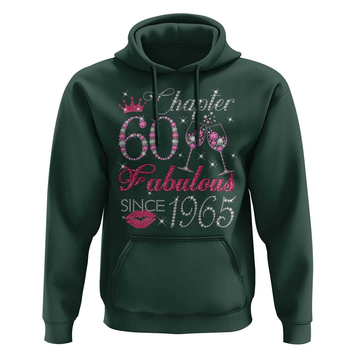 Chapter 60 Fabulous Hoodie Sparkle Since 1965 60Th Birthday Gift For Women