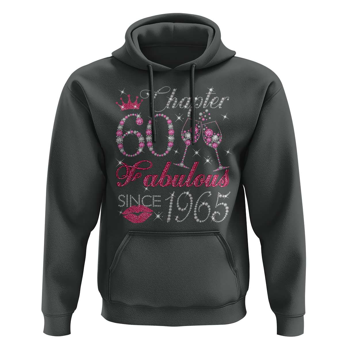 Chapter 60 Fabulous Hoodie Sparkle Since 1965 60Th Birthday Gift For Women