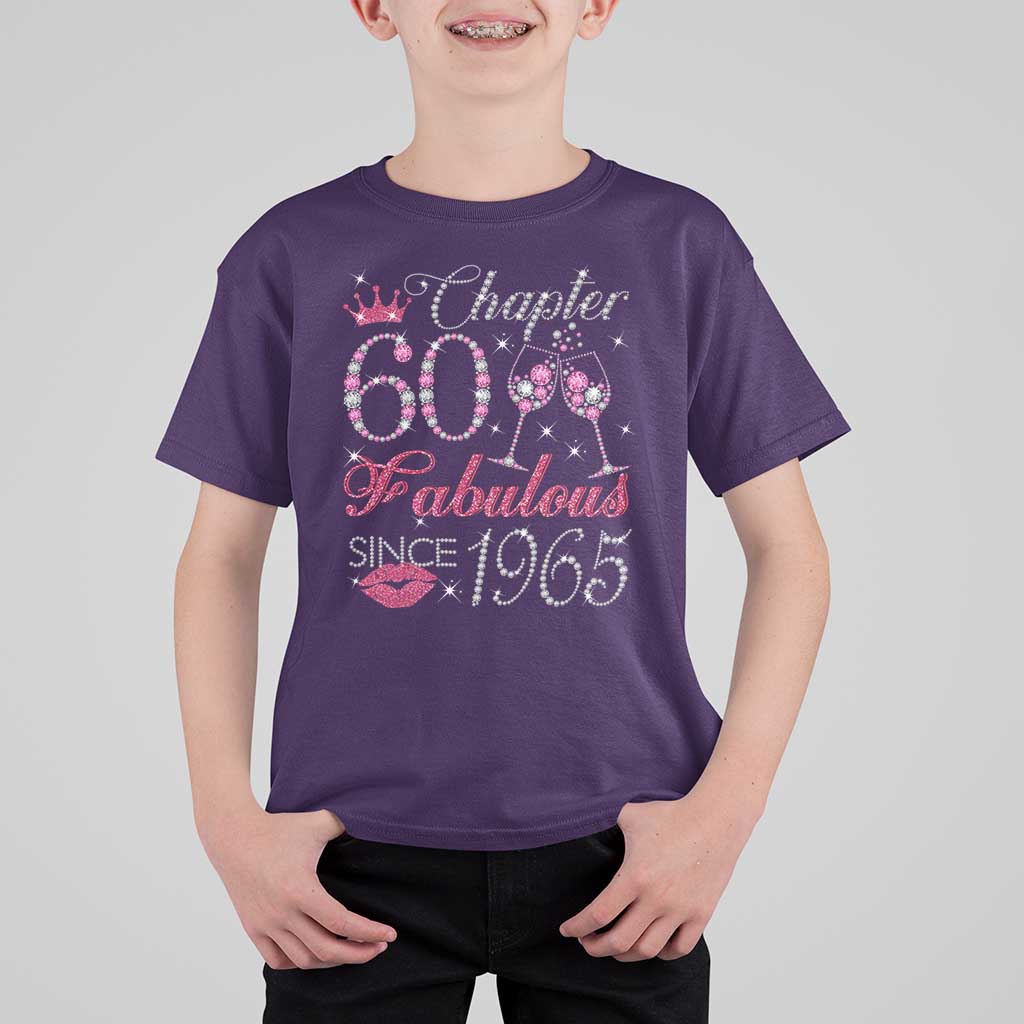 Chapter 60 Fabulous T Shirt For Kid Sparkle Since 1965 60Th Birthday Gift For Women