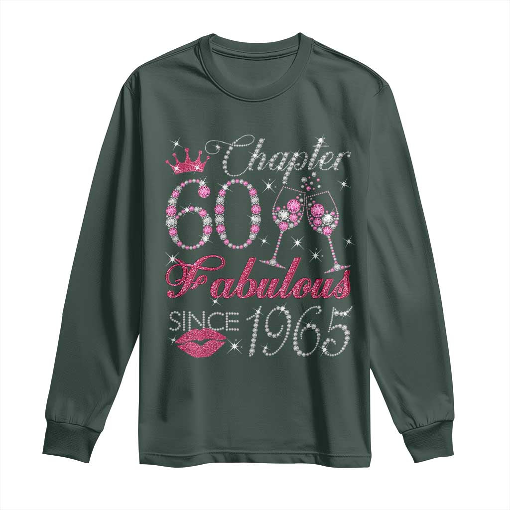 Chapter 60 Fabulous Long Sleeve Shirt Sparkle Since 1965 60Th Birthday Gift For Women