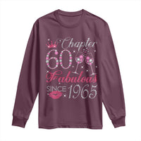 Chapter 60 Fabulous Long Sleeve Shirt Sparkle Since 1965 60Th Birthday Gift For Women
