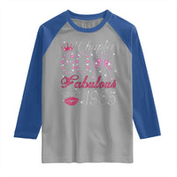 Chapter 60 Fabulous Raglan Shirt Sparkle Since 1965 60Th Birthday Gift For Women