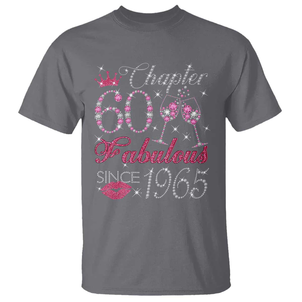 Chapter 60 Fabulous T Shirt Sparkle Since 1965 60Th Birthday Gift For Women