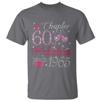 Chapter 60 Fabulous T Shirt Sparkle Since 1965 60Th Birthday Gift For Women