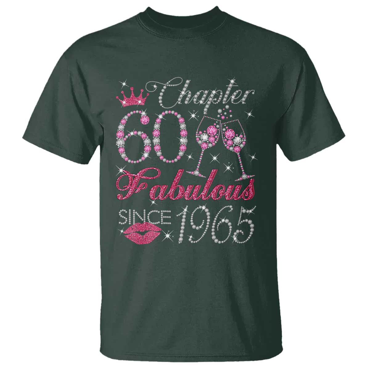 Chapter 60 Fabulous T Shirt Sparkle Since 1965 60Th Birthday Gift For Women
