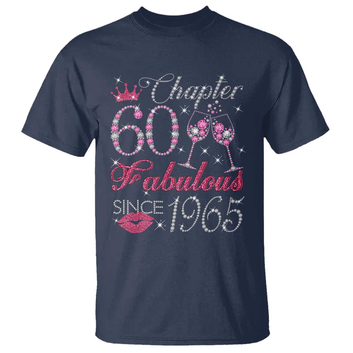 Chapter 60 Fabulous T Shirt Sparkle Since 1965 60Th Birthday Gift For Women