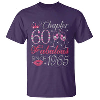 Chapter 60 Fabulous T Shirt Sparkle Since 1965 60Th Birthday Gift For Women