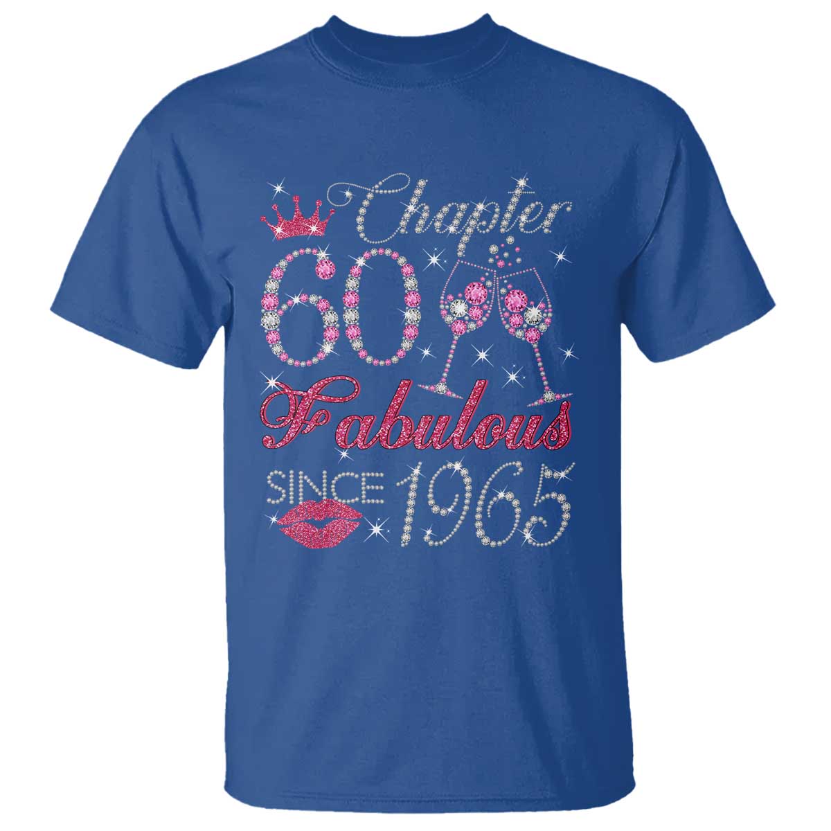Chapter 60 Fabulous T Shirt Sparkle Since 1965 60Th Birthday Gift For Women