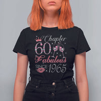 Chapter 60 Fabulous T Shirt For Women Sparkle Since 1965 60Th Birthday Gift For Women