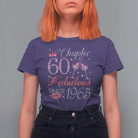 Chapter 60 Fabulous T Shirt For Women Sparkle Since 1965 60Th Birthday Gift For Women