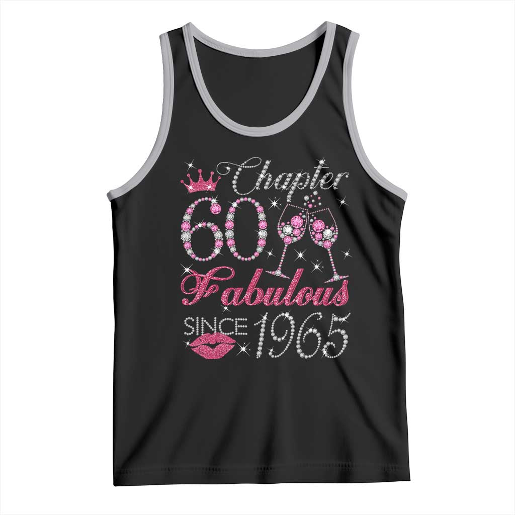 Chapter 60 Fabulous Tank Top Sparkle Since 1965 60Th Birthday Gift For Women