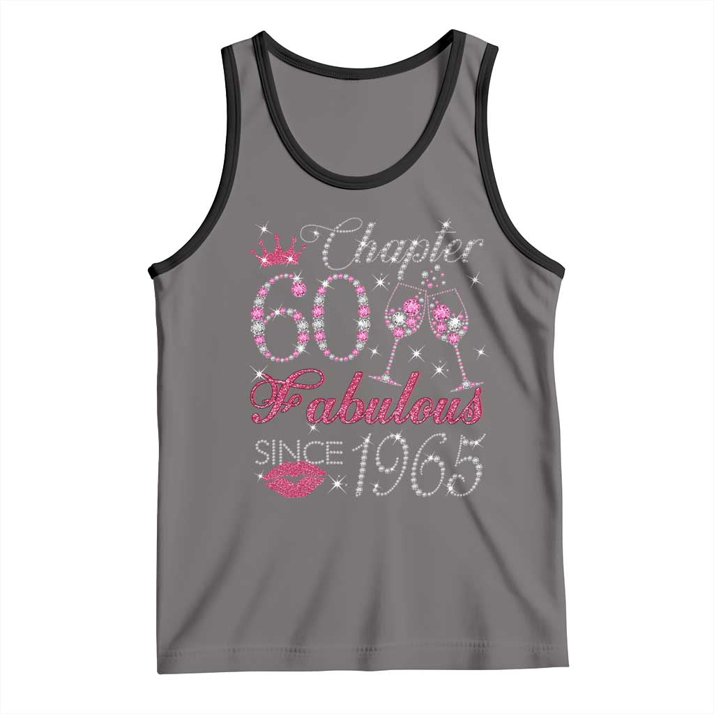 Chapter 60 Fabulous Tank Top Sparkle Since 1965 60Th Birthday Gift For Women