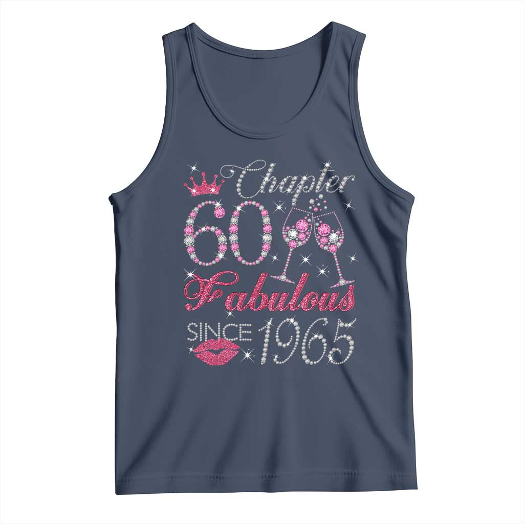 Chapter 60 Fabulous Tank Top Sparkle Since 1965 60Th Birthday Gift For Women