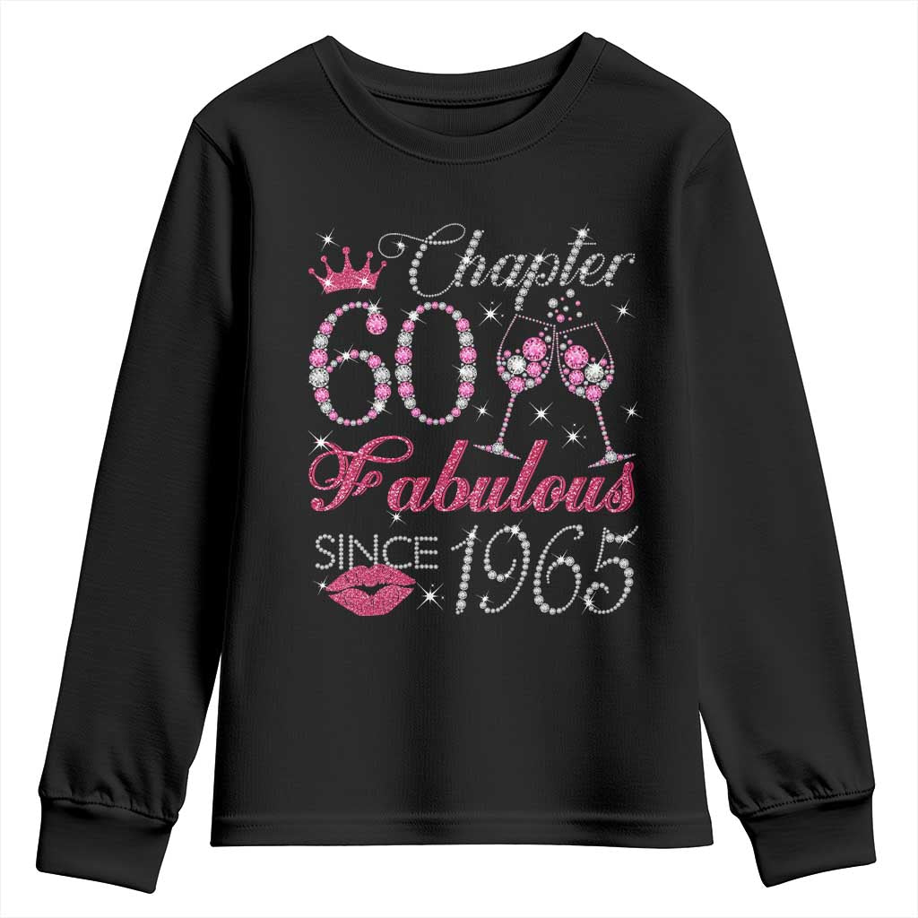 Chapter 60 Fabulous Youth Sweatshirt Sparkle Since 1965 60Th Birthday Gift For Women