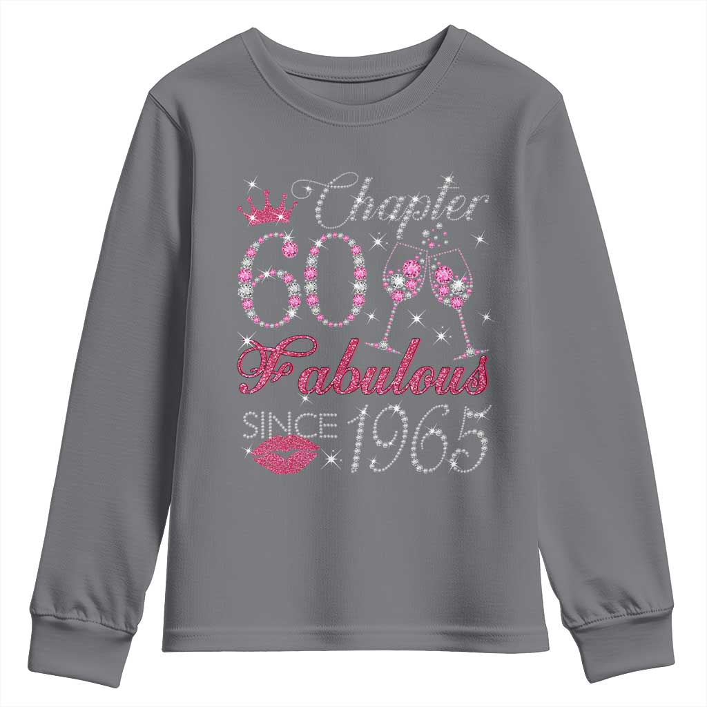 Chapter 60 Fabulous Youth Sweatshirt Sparkle Since 1965 60Th Birthday Gift For Women