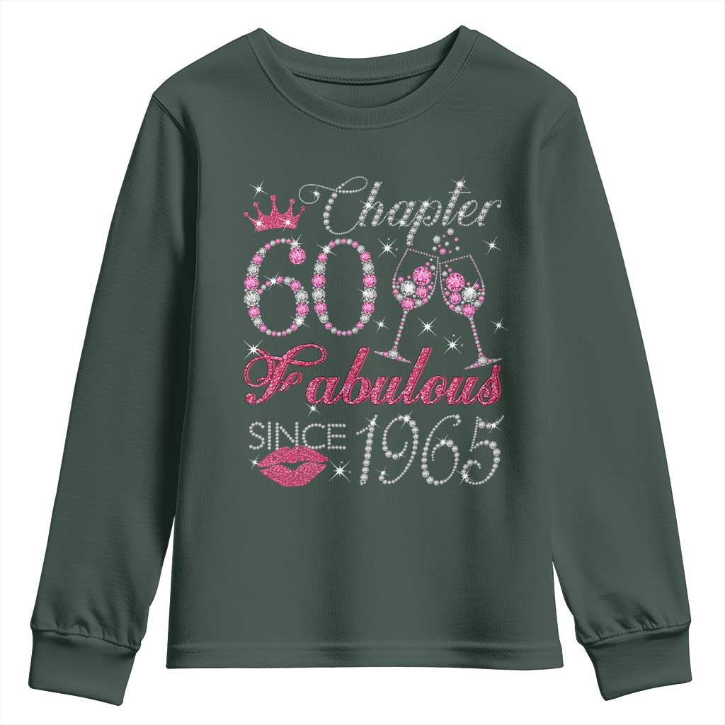 Chapter 60 Fabulous Youth Sweatshirt Sparkle Since 1965 60Th Birthday Gift For Women