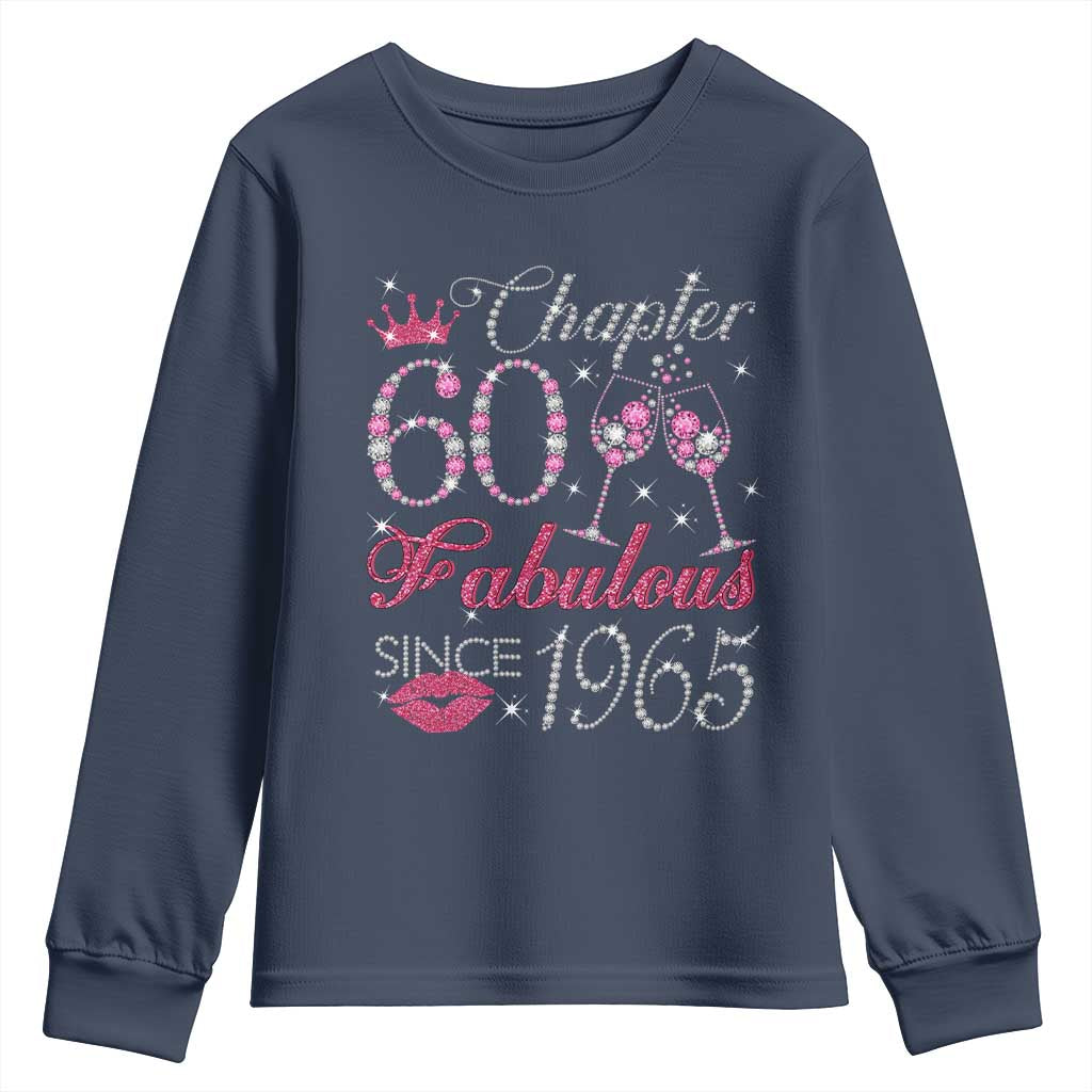 Chapter 60 Fabulous Youth Sweatshirt Sparkle Since 1965 60Th Birthday Gift For Women