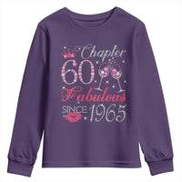Chapter 60 Fabulous Youth Sweatshirt Sparkle Since 1965 60Th Birthday Gift For Women