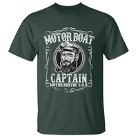 Motor Boat Captain T Shirt Funny Boating Pontoon Party Motor Boatin Lake Life