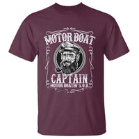 Motor Boat Captain T Shirt Funny Boating Pontoon Party Motor Boatin Lake Life