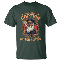 Funny Motor Boat Captain T Shirt Pontoon SOB Motor Boating Vintage