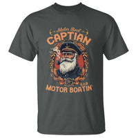Funny Motor Boat Captain T Shirt Pontoon SOB Motor Boating Vintage