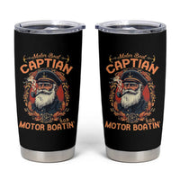 Funny Motor Boat Captain Tumbler Cup Pontoon SOB Motor Boating Vintage