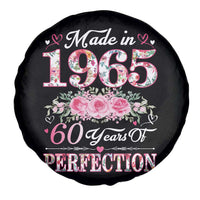 Happy 60th Birthday Floral Spare Tire Cover Made In 1965 60 Years of Perfection TS02