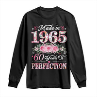 Happy 60th Birthday Floral Long Sleeve Shirt Made In 1965 60 Years of Perfection TS02