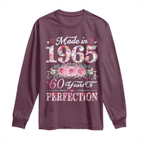 Happy 60th Birthday Floral Sweatshirt Made In 1965 60 Years of Perfection TS02