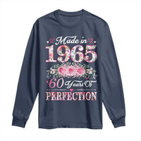 Happy 60th Birthday Floral Sweatshirt Made In 1965 60 Years of Perfection TS02