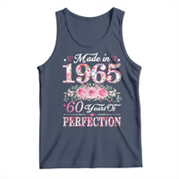 Happy 60th Birthday Floral Tank Top Made In 1965 60 Years of Perfection TS02