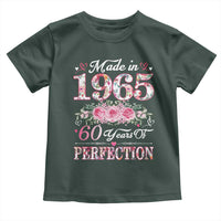Happy 60th Birthday Floral Toddler T Shirt Made In 1965 60 Years of Perfection TS02