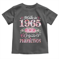 Happy 60th Birthday Floral Toddler T Shirt Made In 1965 60 Years of Perfection TS02
